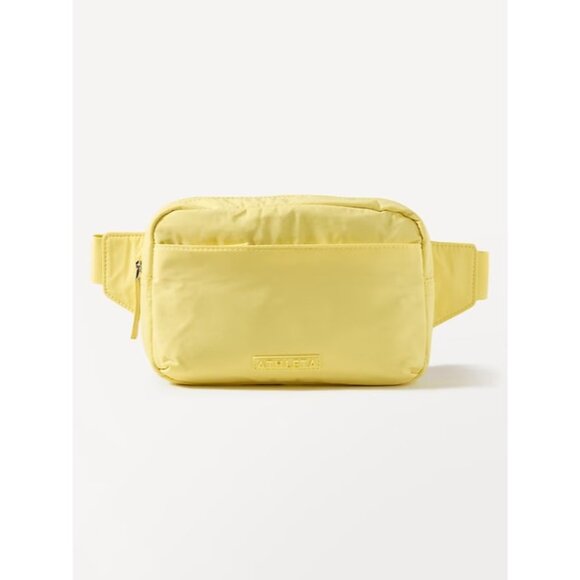 Athleta All About Large Crossbody Belt Bag Citron Yellow - Picture 1 of 5